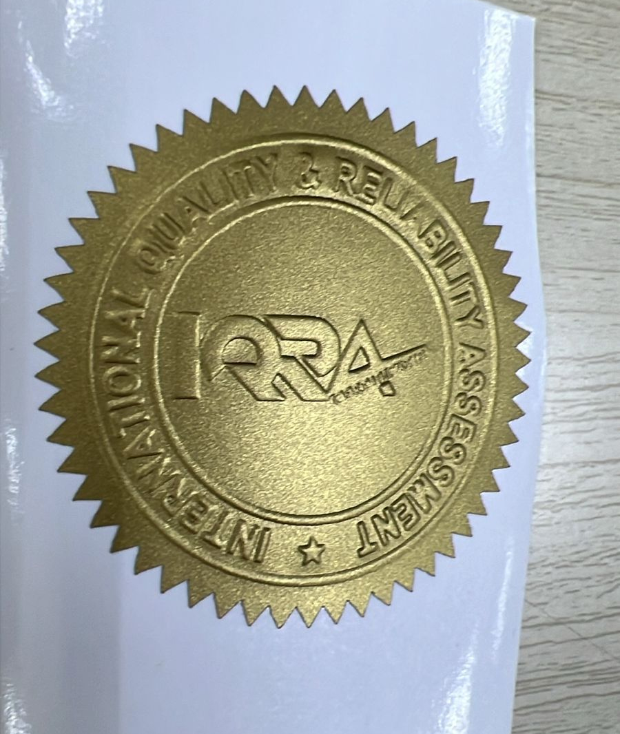 Embossing Seal Sticker