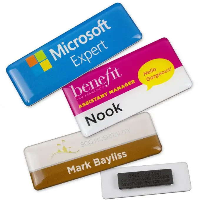 Epoxy Name Badge